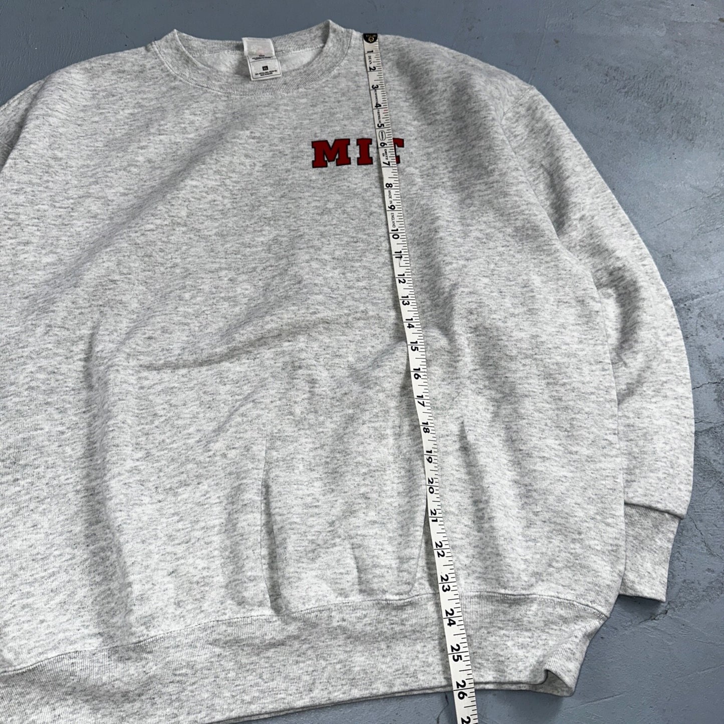 MIT 90s Sweatshirt VTG Crewneck Gray FOTL University Cambridge Massachusetts MA