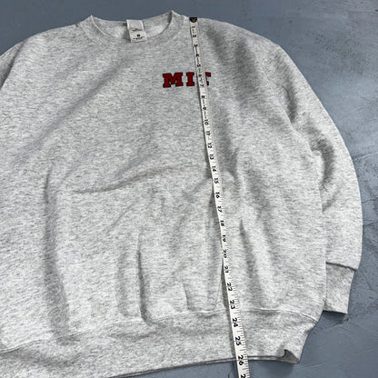 MIT 90s Sweatshirt VTG Crewneck Gray FOTL University Cambridge Massachusetts MA