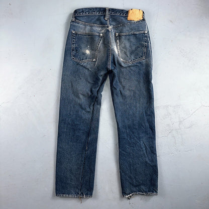 Levis 501 XX Big E Vintage 50s Redline Selvedge USA XX Reworked Jeans 29x29