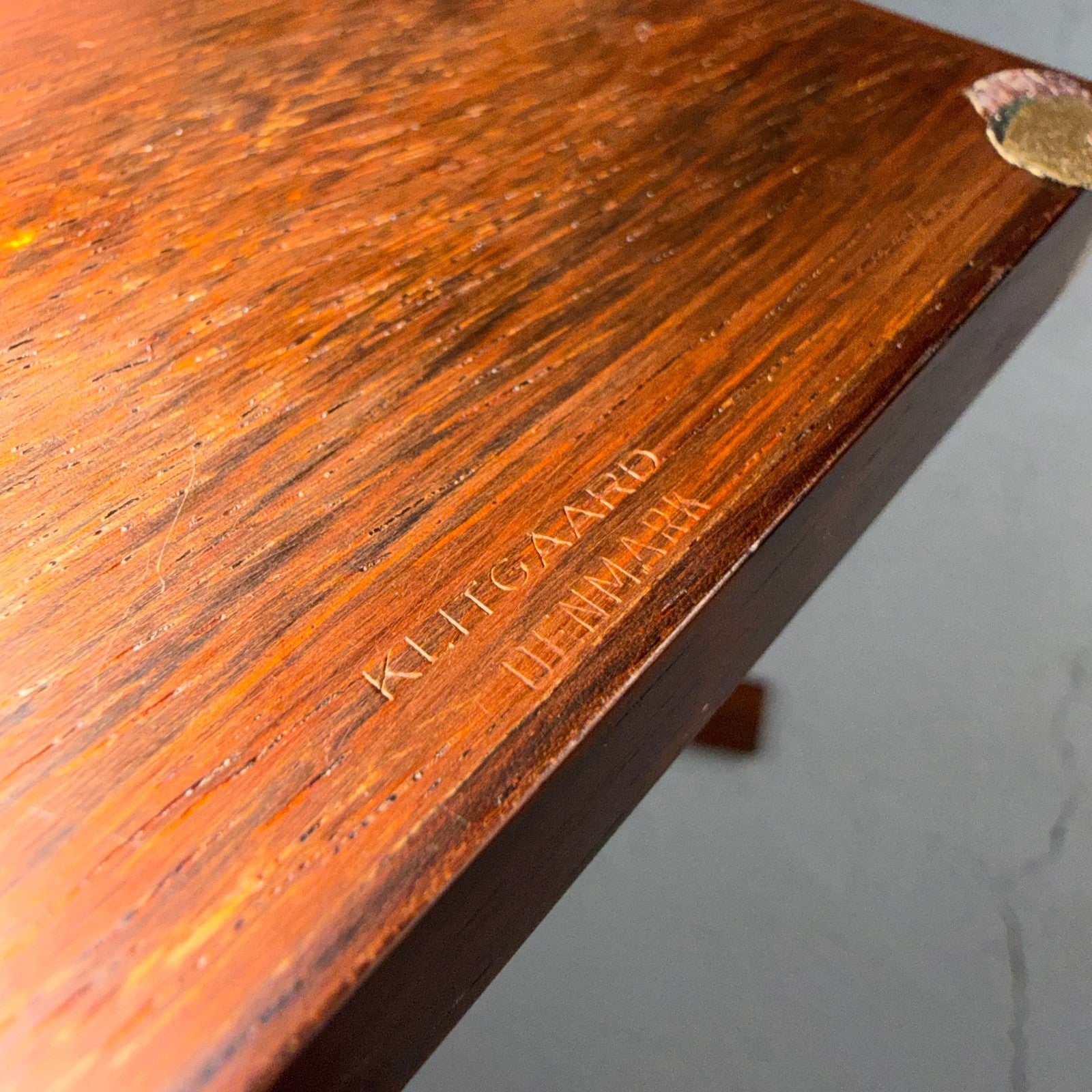 Alfred Klitgaard VTG Mid-Century Modern Rosewood MCM Game Denmark Danish Art