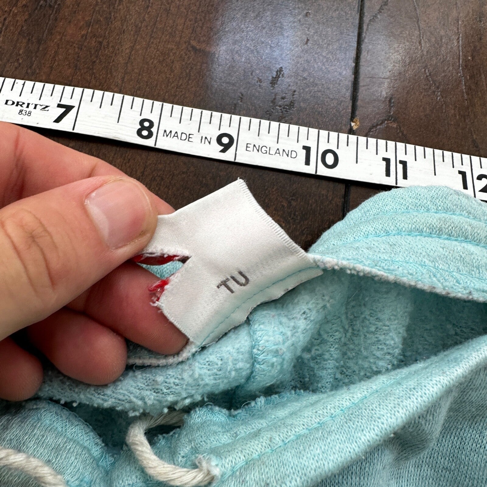 VTG Nike Athletic Blue Sweatpants S Drawstring Adjustable Jogger Y2K Gym