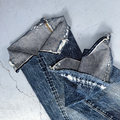 Levis 501 Big E Vintage 60s Redline Selvedge USA XX 1960s Jeans 28x32 Act 26x28