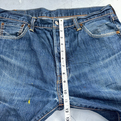 Levis 501 Y2K XX Straight Leg Jeans Blue VTG Med Wash 36x32 Act 35x30