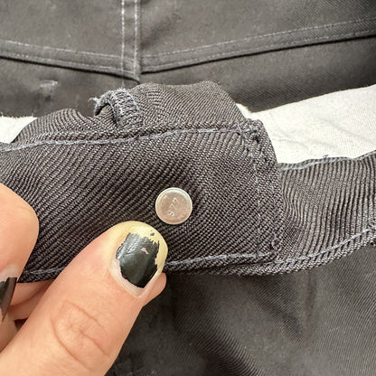 Vintage 1990s Levis 517 Black Stretchy Polyester Jeans Pants Black 36x32 A 34x29