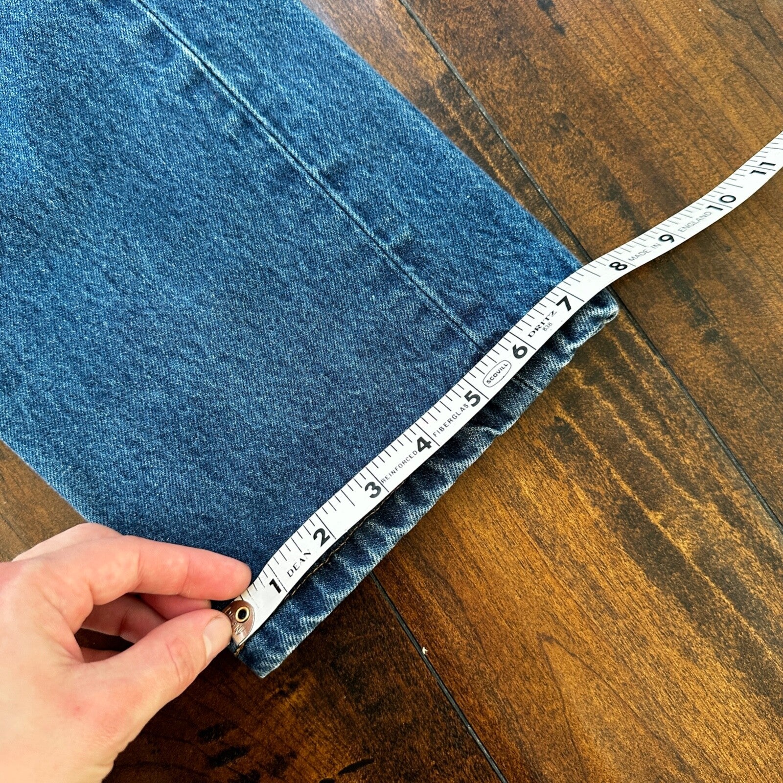 VTG Levis 501 XX Button Fly 90s USA Jeans Denim Straight Capri 34x30 Act 30x26