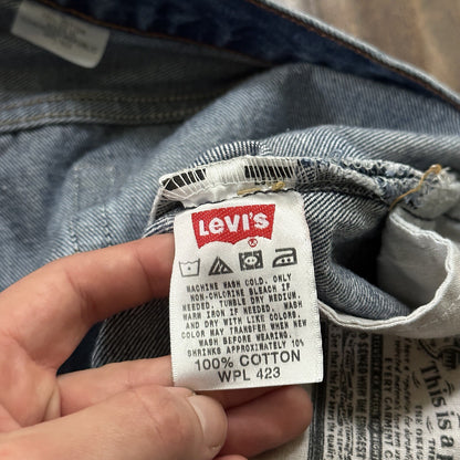 Levis 501 Vintage Y2K Straight Leg XX 2000s Jeans 34x30 Med Wash 38x34