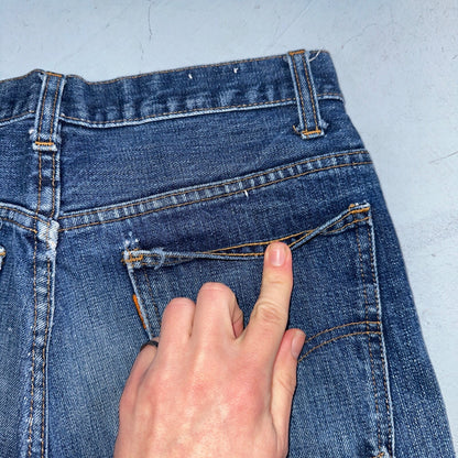Levis 746 Vintage 70s USA Orange Tab Bootcut Flare Blue Bell Bottom Jeans 29x26