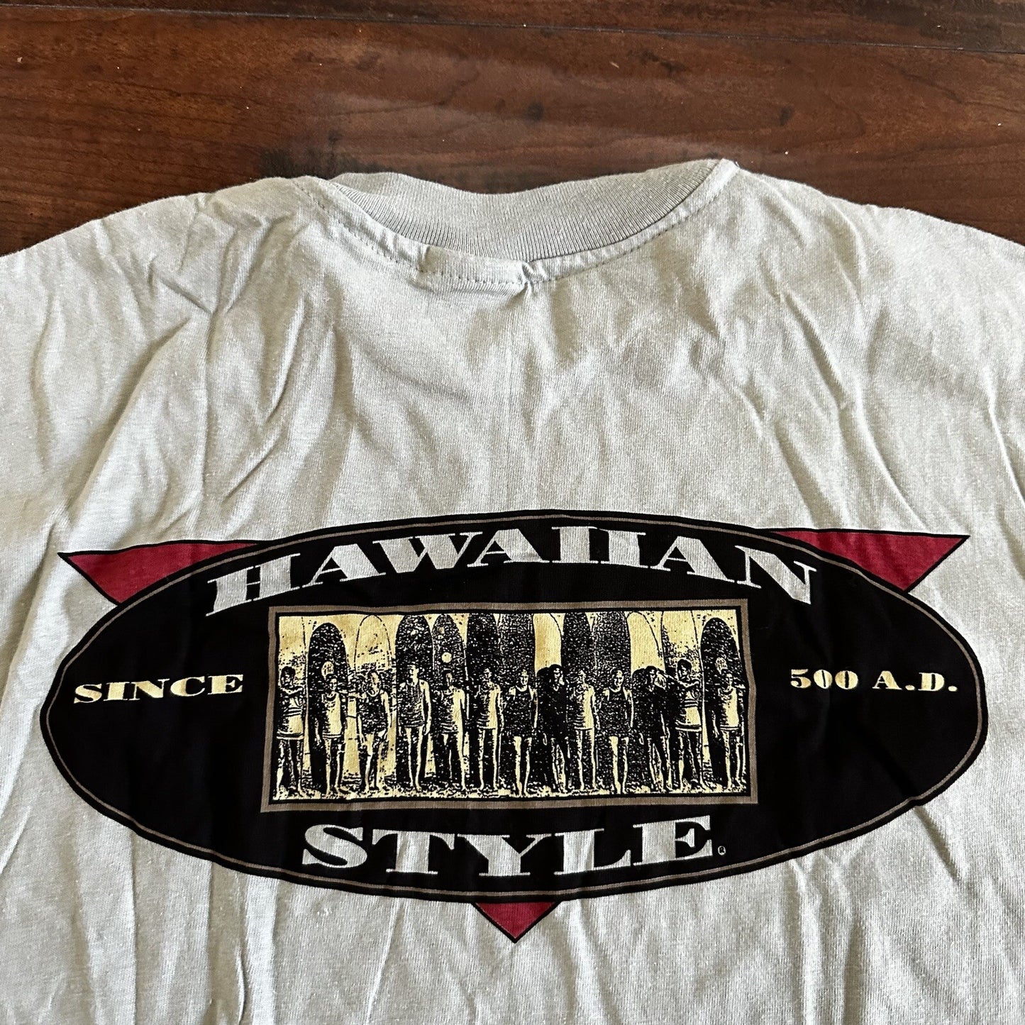 Vintage Hawaiian Style 80s T-Shirt USA 90s Rare Rap Hawaii Aloha Single Stitch