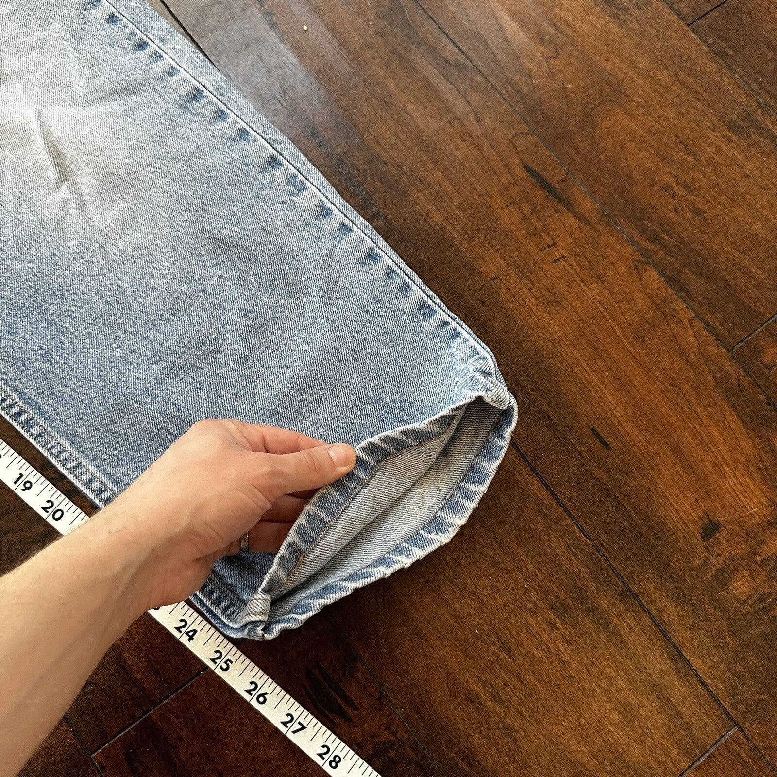 Levis Jeans Mens 34x30 Blue Relaxed Fit Straight Leg VTG 501 Denim Y2K 90s 32x26