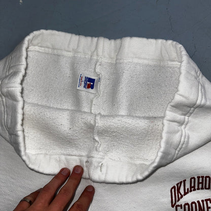 Russell Athletic VTG Sweatpants Oklahoma Sooners Gray Fleece Lounge Jogger USA