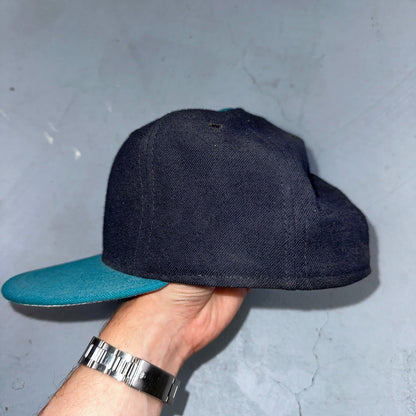Vintage Seattle Mariners New Era 59Fifty Pro Model Fitted 7 3/8 Hat Wool MLB