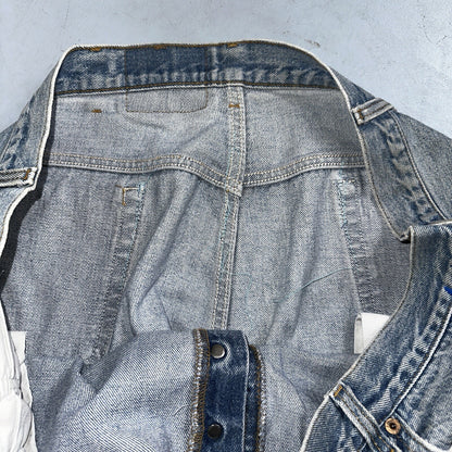 Levis 501 Vintage 90s USA XX Straight Leg Jeans 48x34 Light Wash Act 44x29