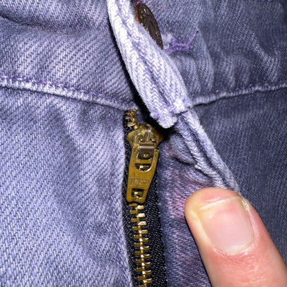 Levis 550 VTG Denim Shorts Mens 38 Purple Wash 1990s Orange Tab 90s 501