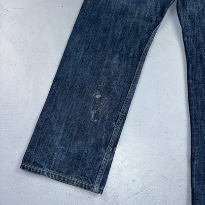 Levis 501 Vintage Y2K XX Straight Leg Jeans Blue Med Wash 38x32 Act 35x29