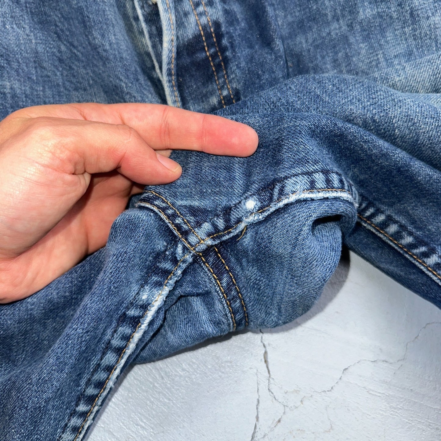 Levis 501 Vintage Y2K 90s XX Straight Leg Jeans Blue Med Wash 38x34 Act 37x31