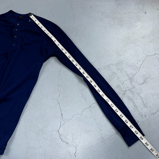 Patagonia Blue Long Sleeve Capilene Lightweight Outdoor Shirt Men Size S VTG 80s