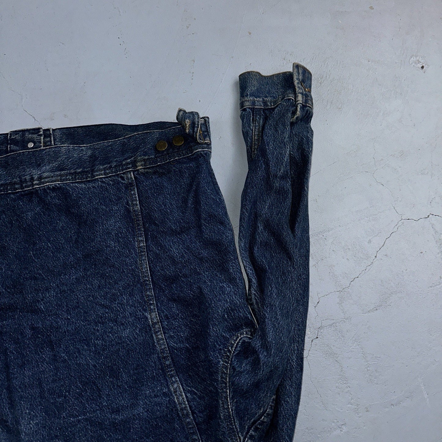 Vintage Lee Denim Jacket 40 M Western Bike Ride Cowboy Ranch Farm 153438 Jean