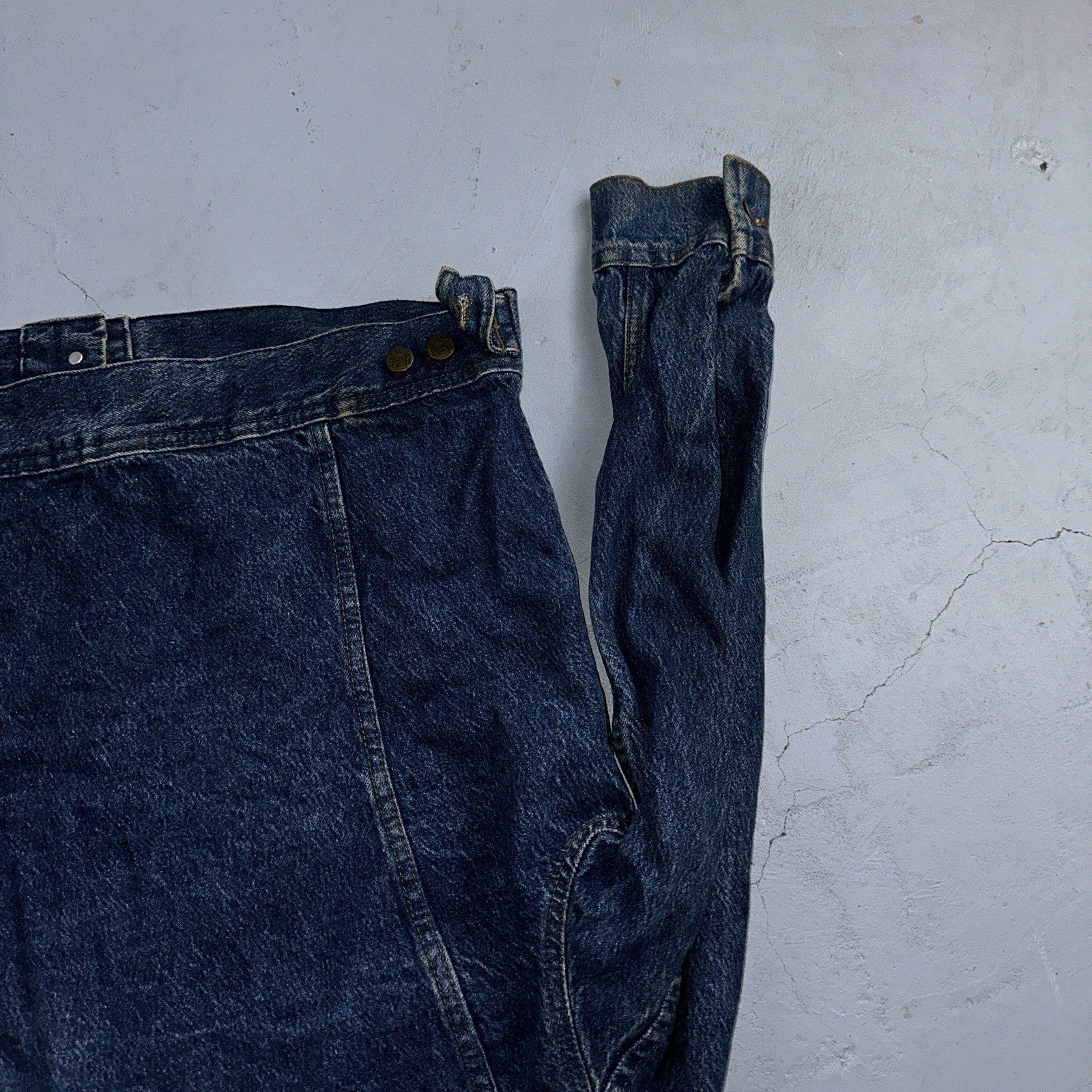 Vintage Lee Denim Jacket 40 M Western Bike Ride Cowboy Ranch Farm 153438 Jean