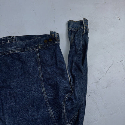 Vintage Lee Denim Jacket 40 M Western Bike Ride Cowboy Ranch Farm 153438 Jean