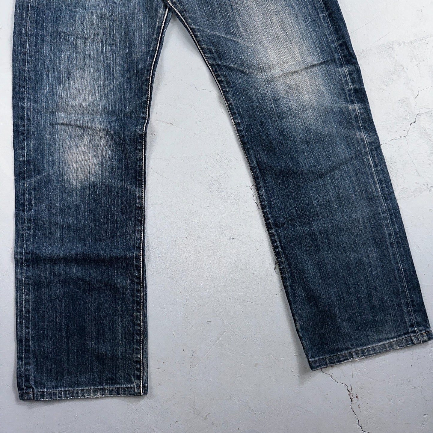 Levis 501 Y2K XX Straight Leg Jeans Blue VTG Med Wash 33x34 Act 31x29