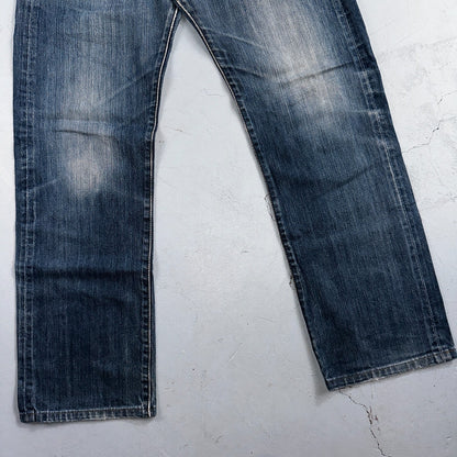 Levis 501 Y2K XX Straight Leg Jeans Blue VTG Med Wash 33x34 Act 31x29