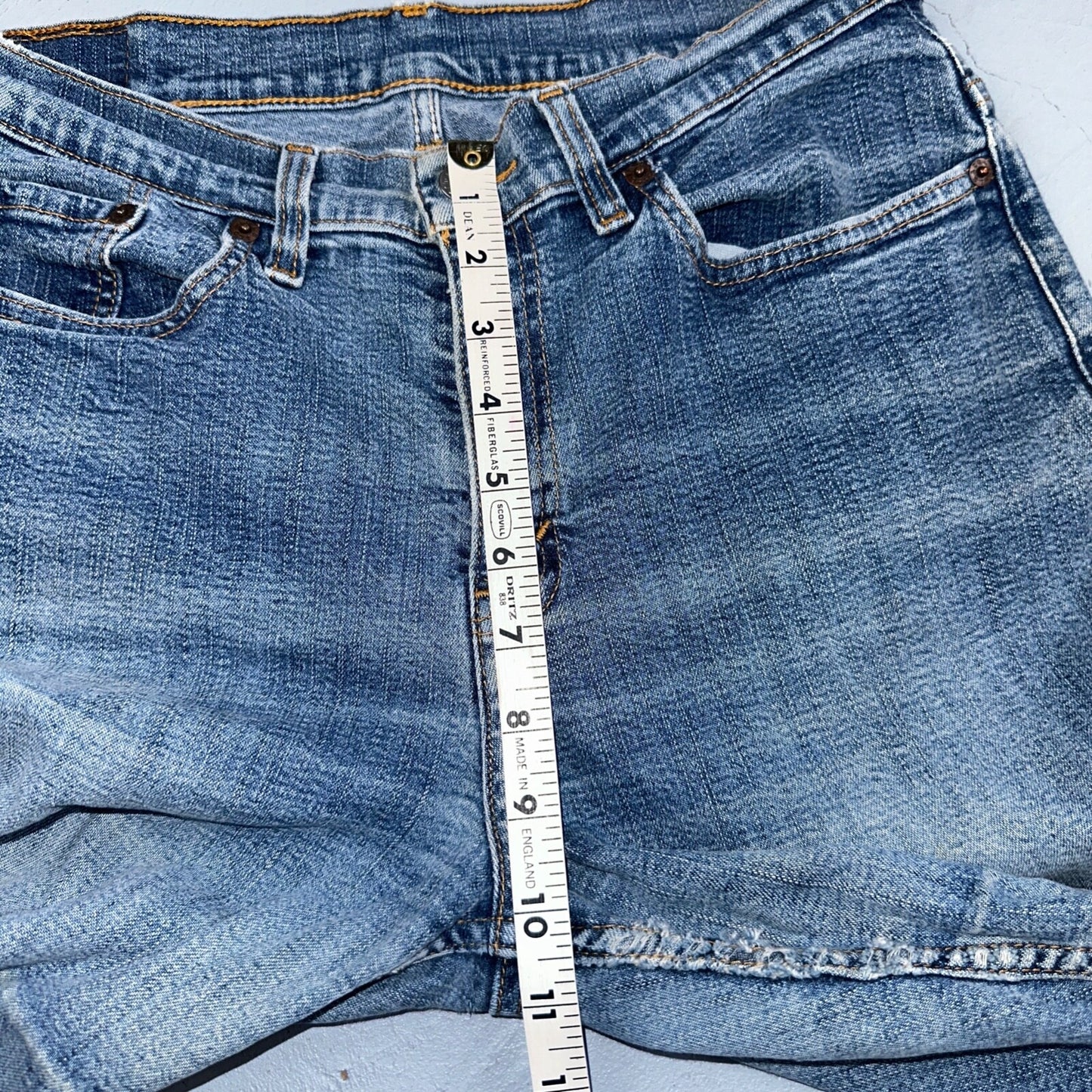 Vintage Levis 505 Straight Leg Jeans Womens 10 S Mis Blue USA 90s Y2K 29x28