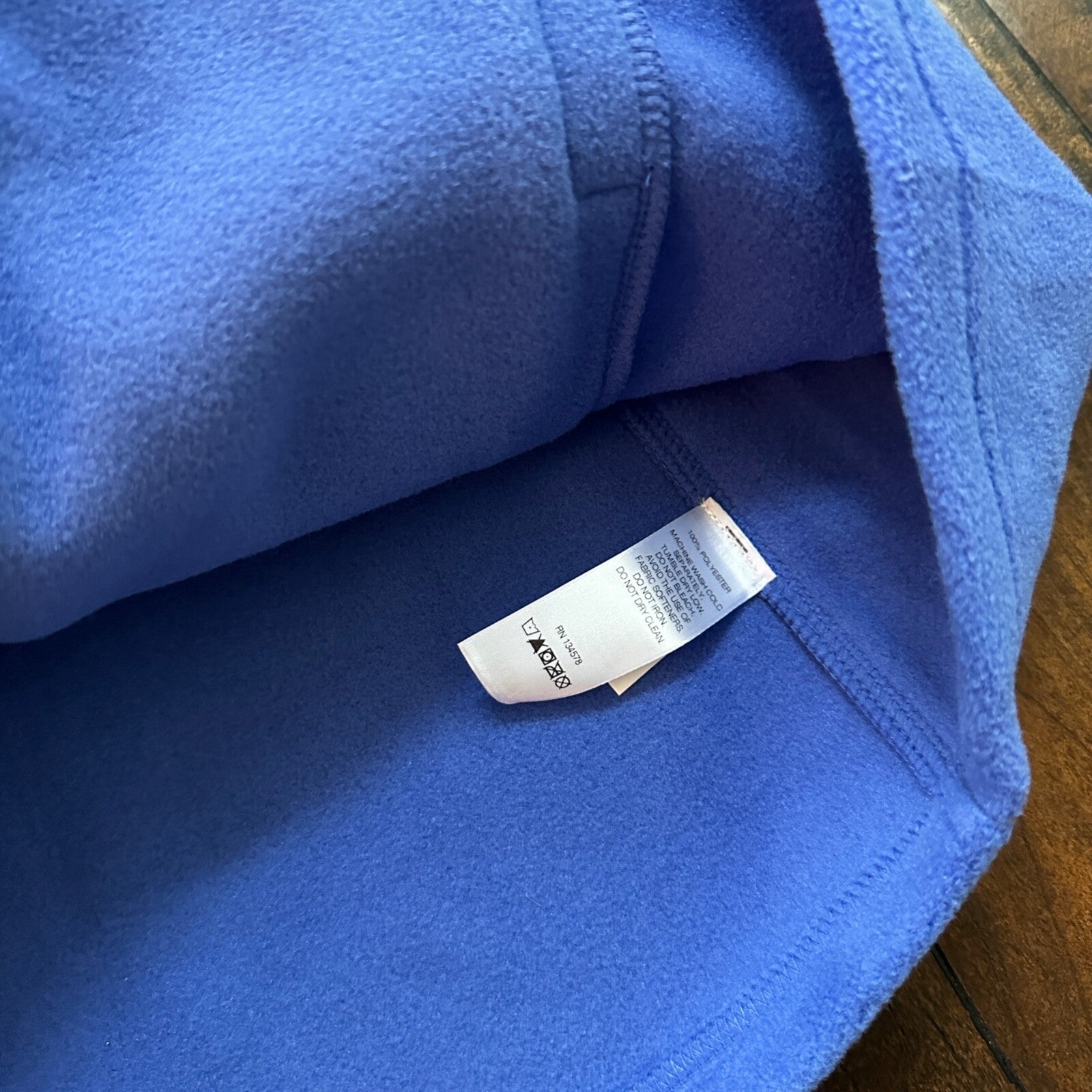 Vineyard Vines Vest Womens Large Blue Whale Zip Fleece Coat Casual Ladies