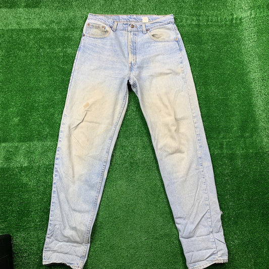 Levis 550 Vintage 90s Tapered Leg XX USA Jeans 34X36 Relaxed Fit Light Act 31x35