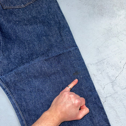 Levis 501 Vintage 80s USA XX Straight Leg Jeans Blue Dark Wash 46x30 Act 40x27