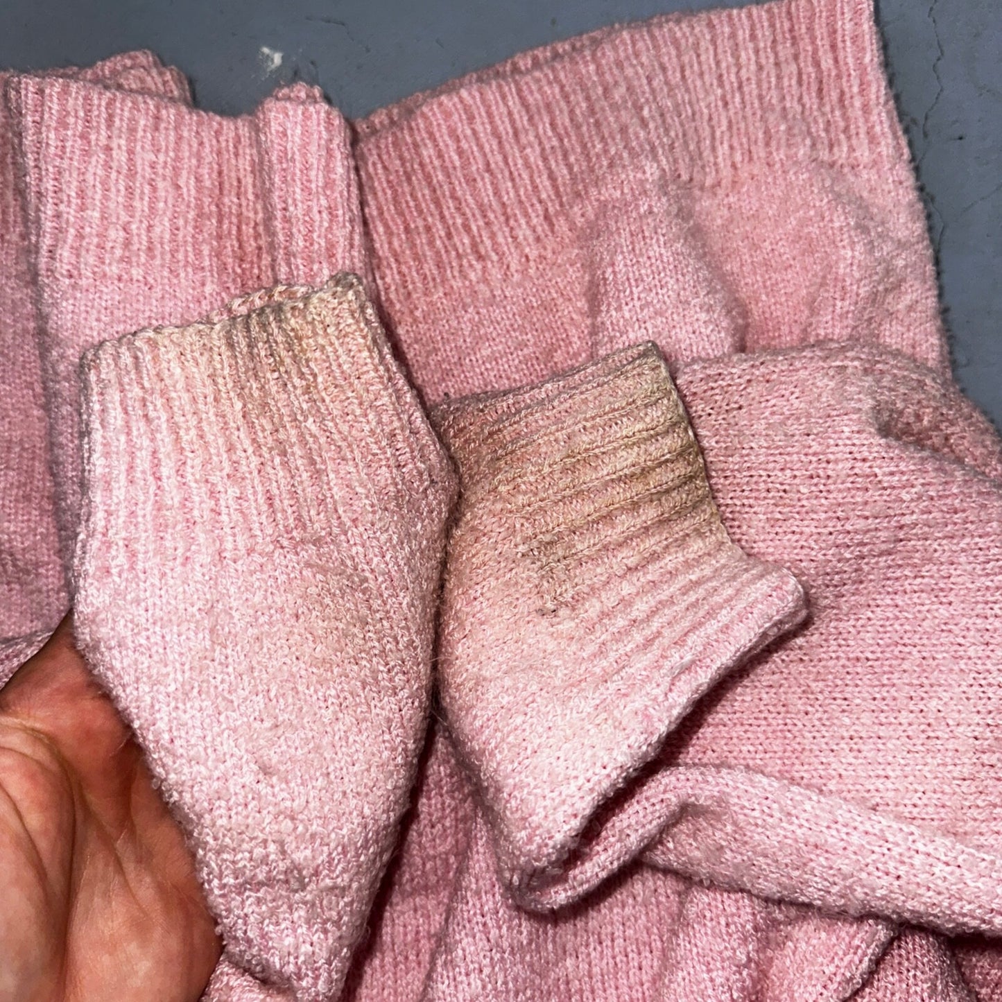 Vintage Pink Knit Sweater Cardigan Womens 70s 80s Basic Cozy Essential Winter