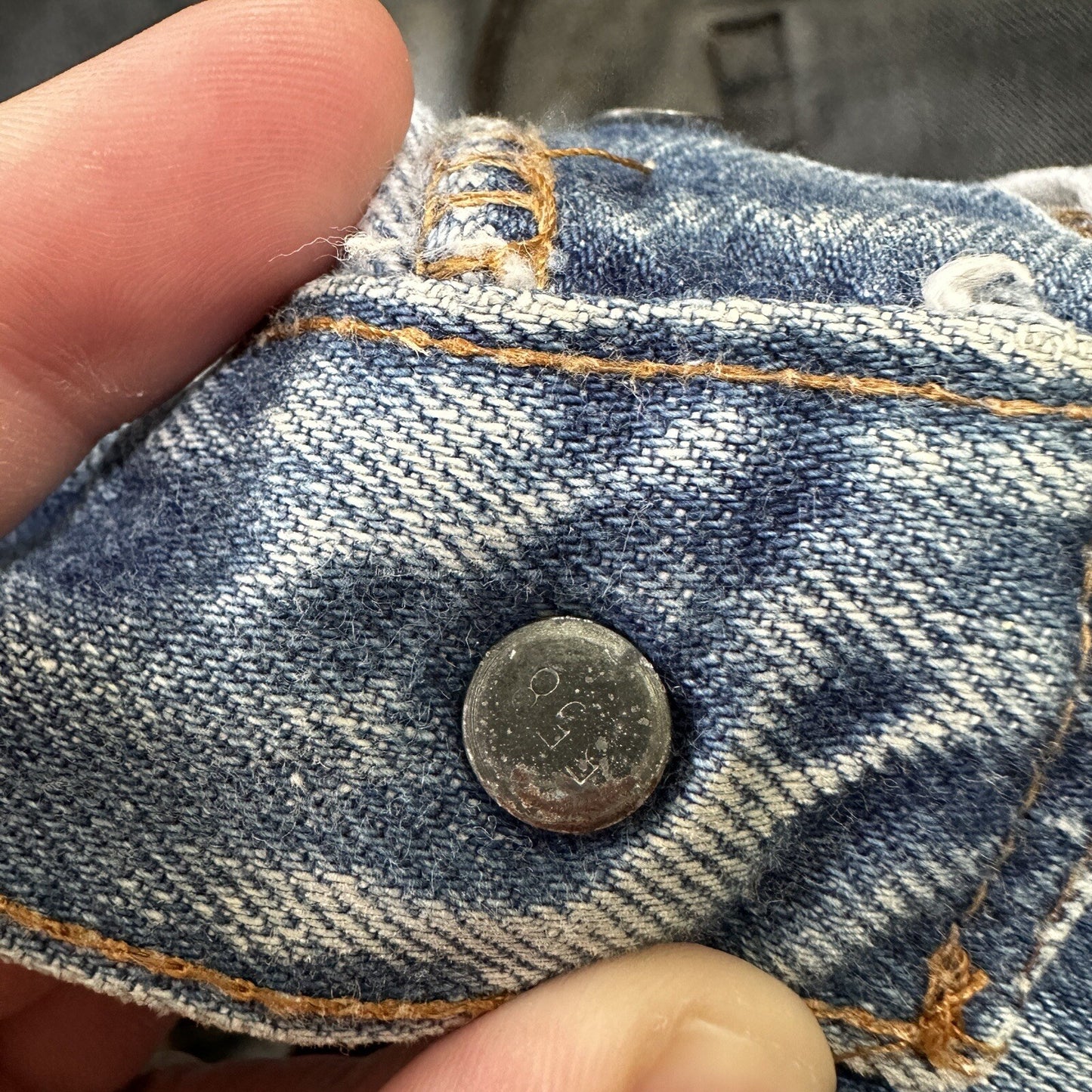 Levis Vintage 80s Redline Selvedge USA 501 XX Jeans Light Wash 32x36 Act 29x31