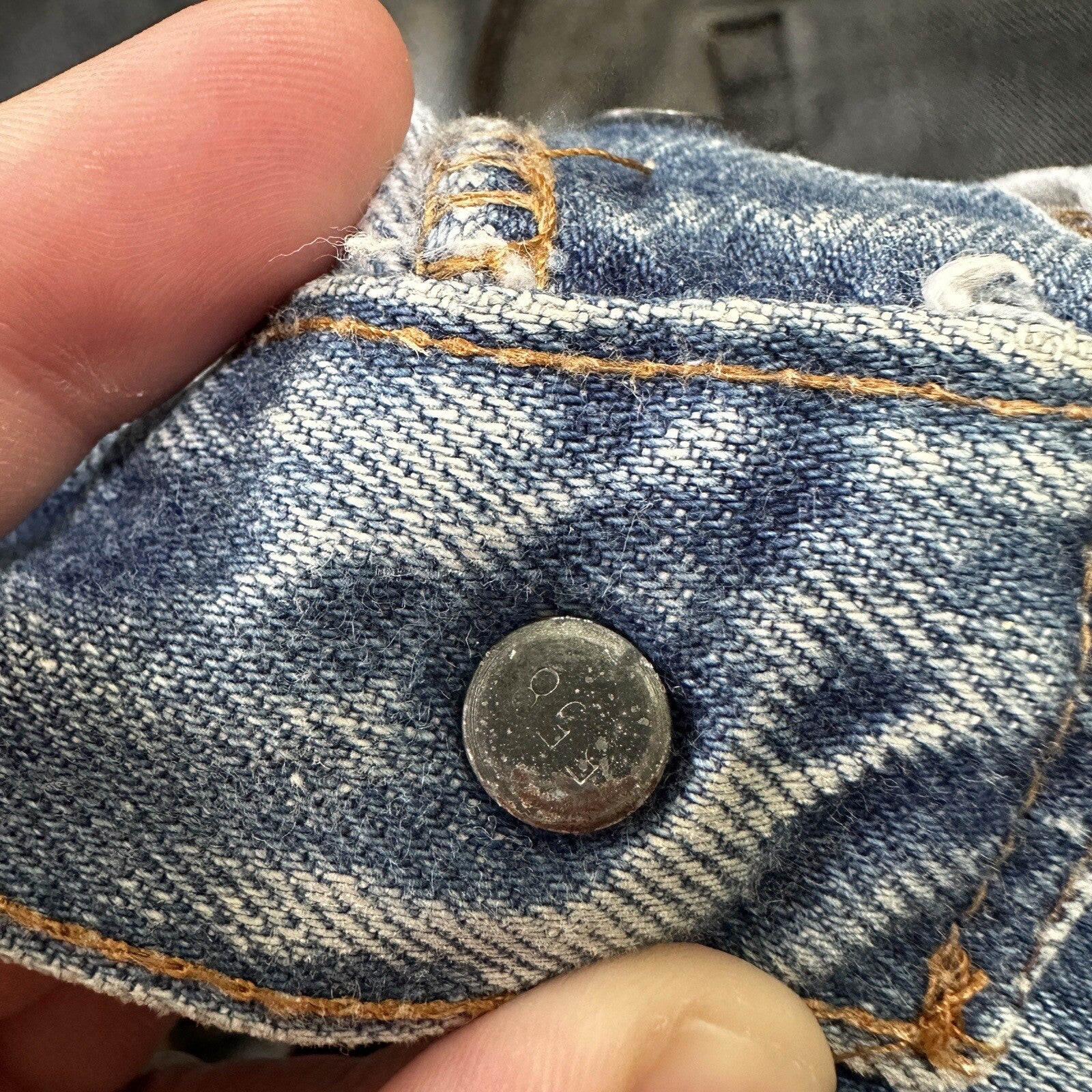 Levis Vintage 80s Redline Selvedge USA 501 XX Jeans Light Wash 32x36 Act 29x31