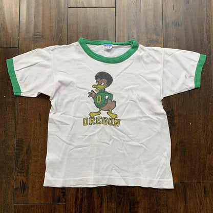 Champion Oregon Afroduck Vintage Portland 70s Ducks Nike BOYS T Shirt Eugene