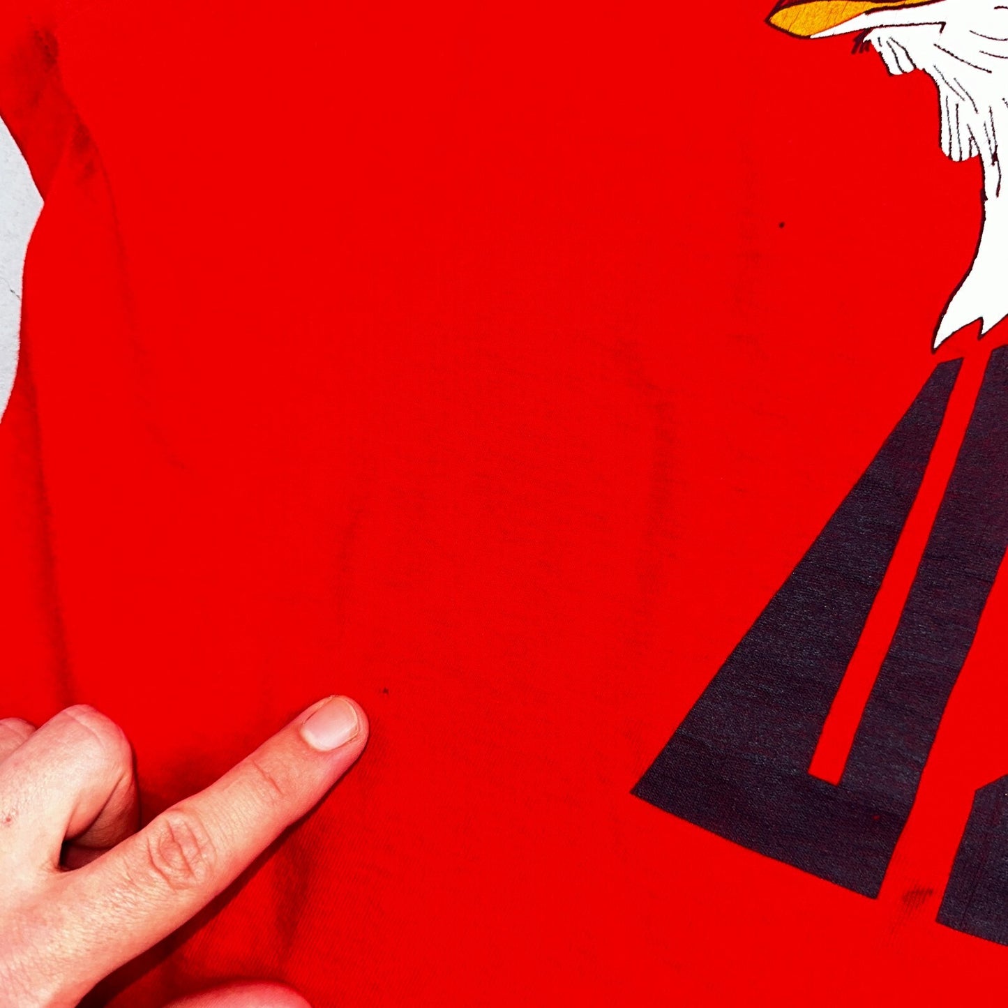 Eagles USA Hanes 1970s VTG T Shirt 70s Red Graphic Single Stitch Band Rock Large