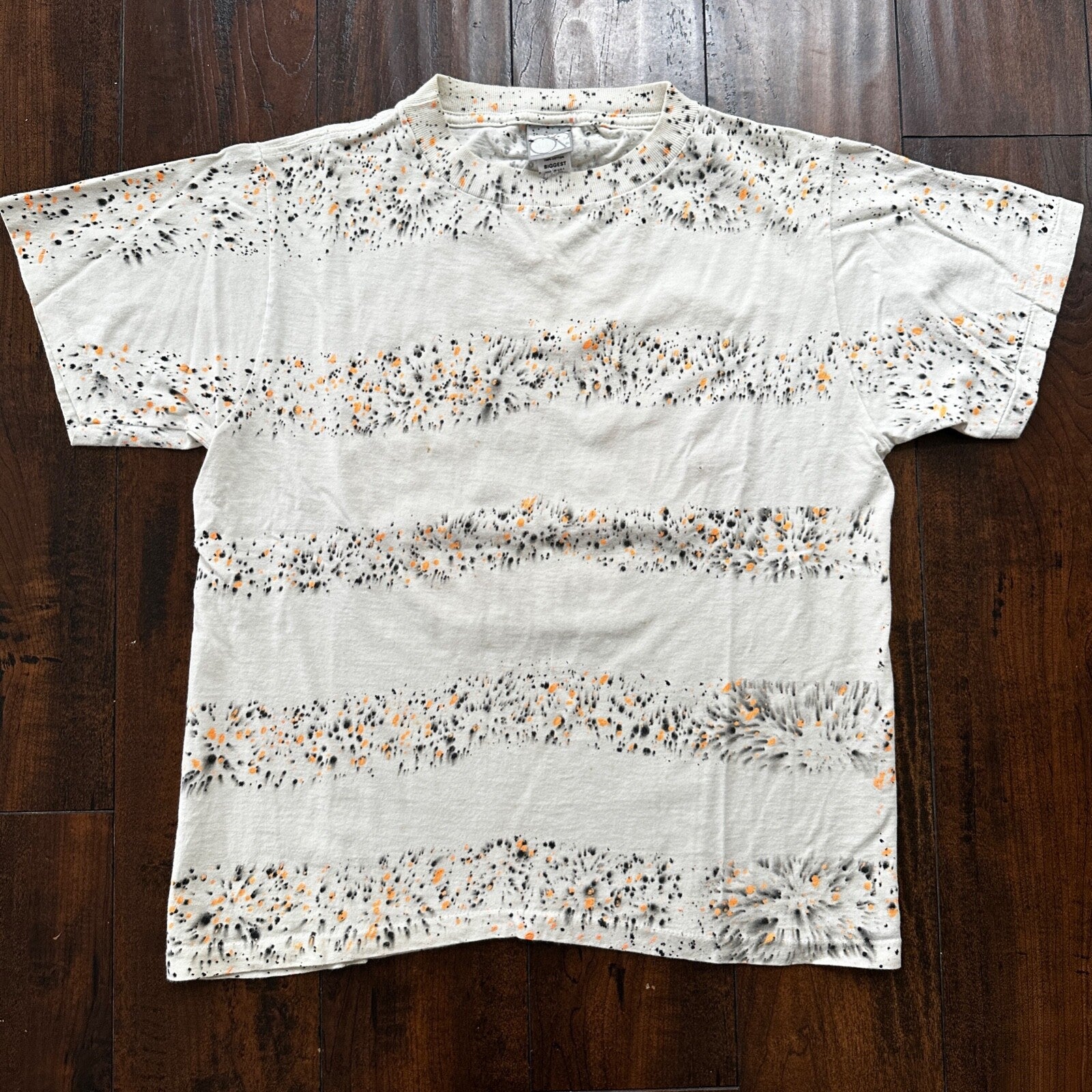Ocean Pacific OP tie Dye RARE Vintage T Shirt 90s USA Stussy Sports Surf Band