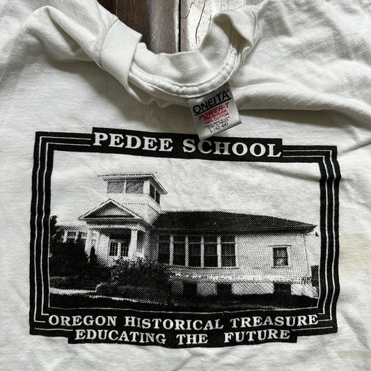 Oneita PDX Portland Oregon Vintage T Shirt Single Stitch Pedee School USA