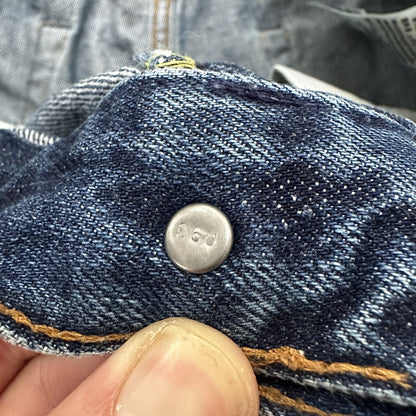 Levis LVC Big E Vintage Redline Selvedge Denim 505 Jeans USA Thrashed 28x34 501