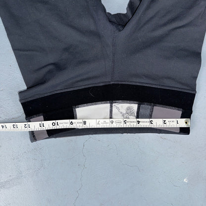 Lululemon Women Black Full Groove Flared Pant Small Yoga Stretch Cute