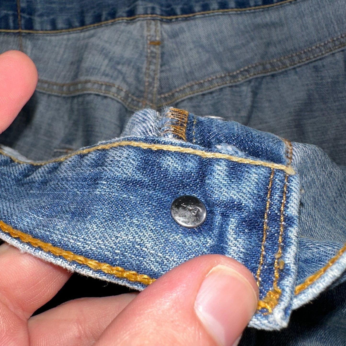 Levis 501 Vintage Y2K XX Straight Leg Jeans Blue Light Wash 36x36 Act 35x34