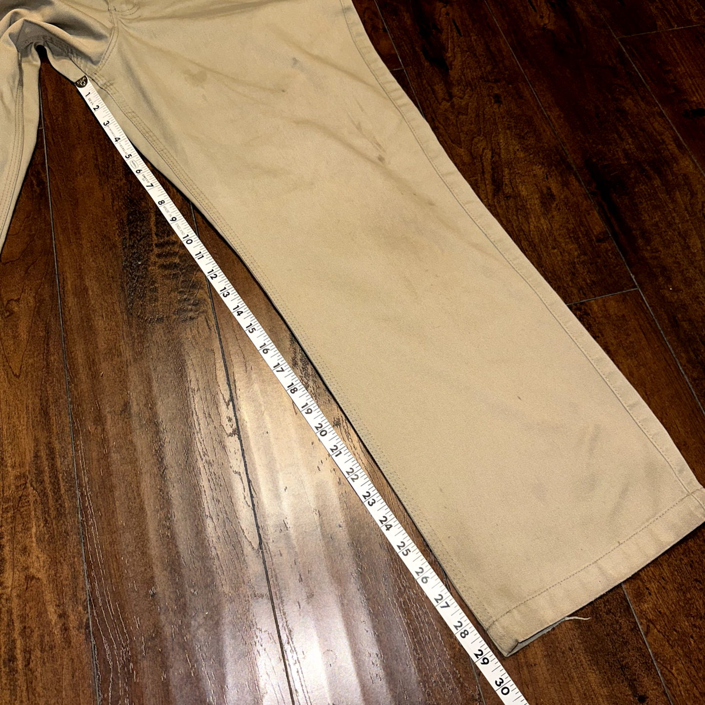 Carhartt Pants Mens Tan 34x29 Chinos Straight Leg Flat Front Workwear Relaxed