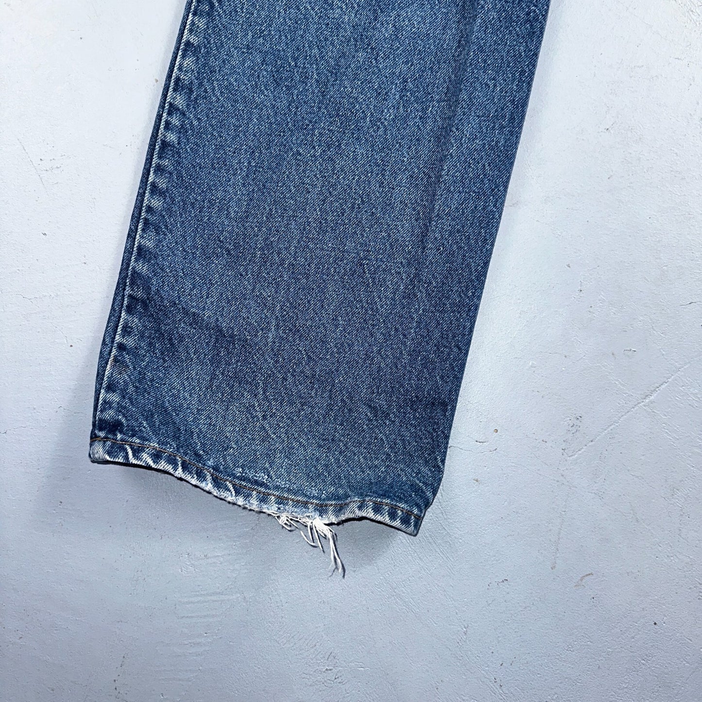 Levis 517 Vintage 90s Canada Orange Tab Bootcut Flare Blue Worn Jeans Act 38x30