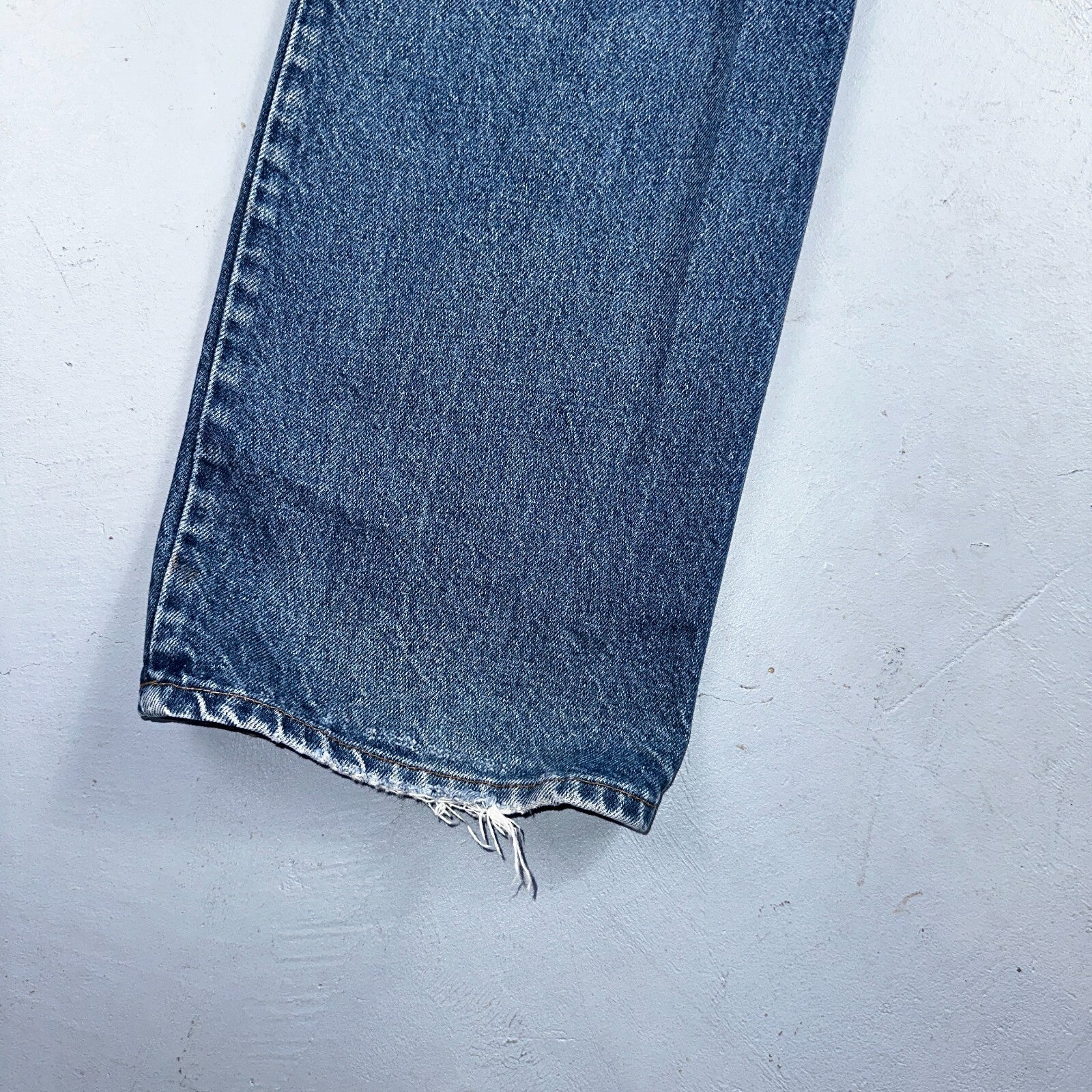 Levis 517 Vintage 90s Canada Orange Tab Bootcut Flare Blue Worn Jeans Act 38x30