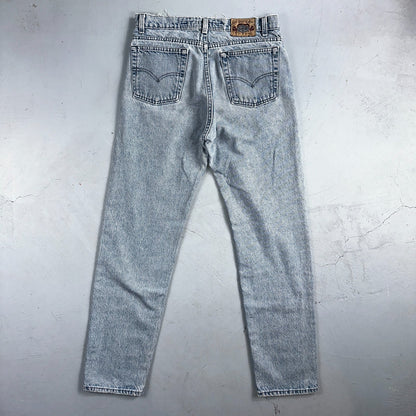 Levis 525 Silver Tab USA Vintage 90s Skater Jeans Light Wash Act 32x32 Act 30x30