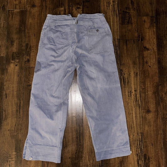 WWII Buckle Back Denim Pants Jeans Button Fly Swiss Rare Selvedge Redline 40s