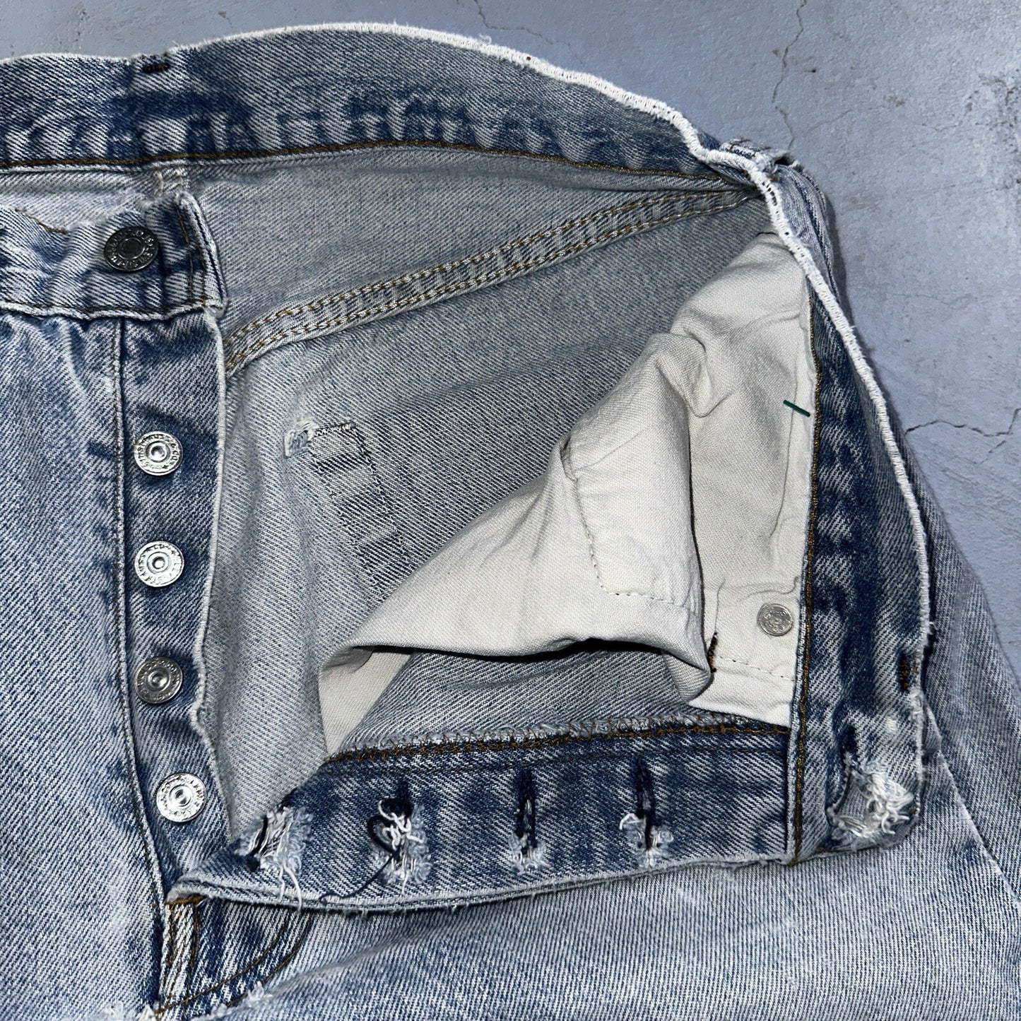 Levis 501 Vintage 80s USA XX Straight Leg Jeans 33x30 Altered Skinny Act 30x33