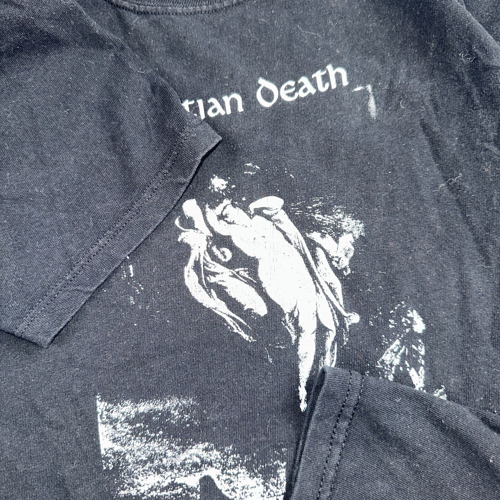 Vintage RARE 90s Christian Death Rozz Williams Goth Industrial Metal Band Tee