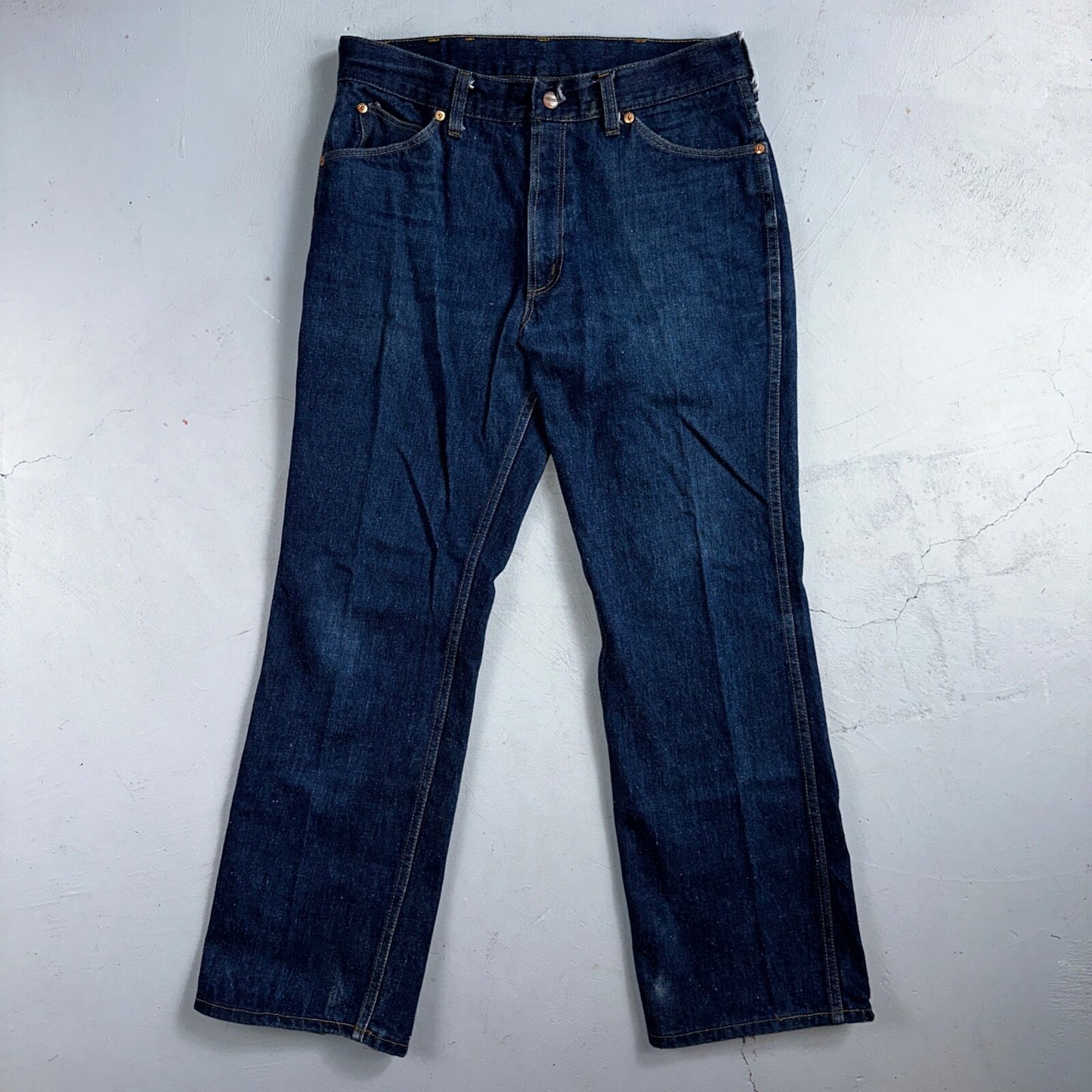 VTG 70s Sears Roebucks Jeans 34x30 Mens USA Rockabilly Dark Rockabilly Scovill