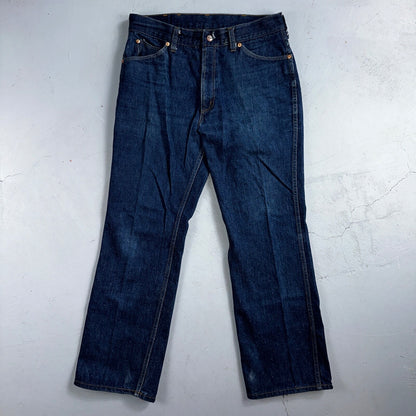 VTG 70s Sears Roebucks Jeans 34x30 Mens USA Rockabilly Dark Rockabilly Scovill