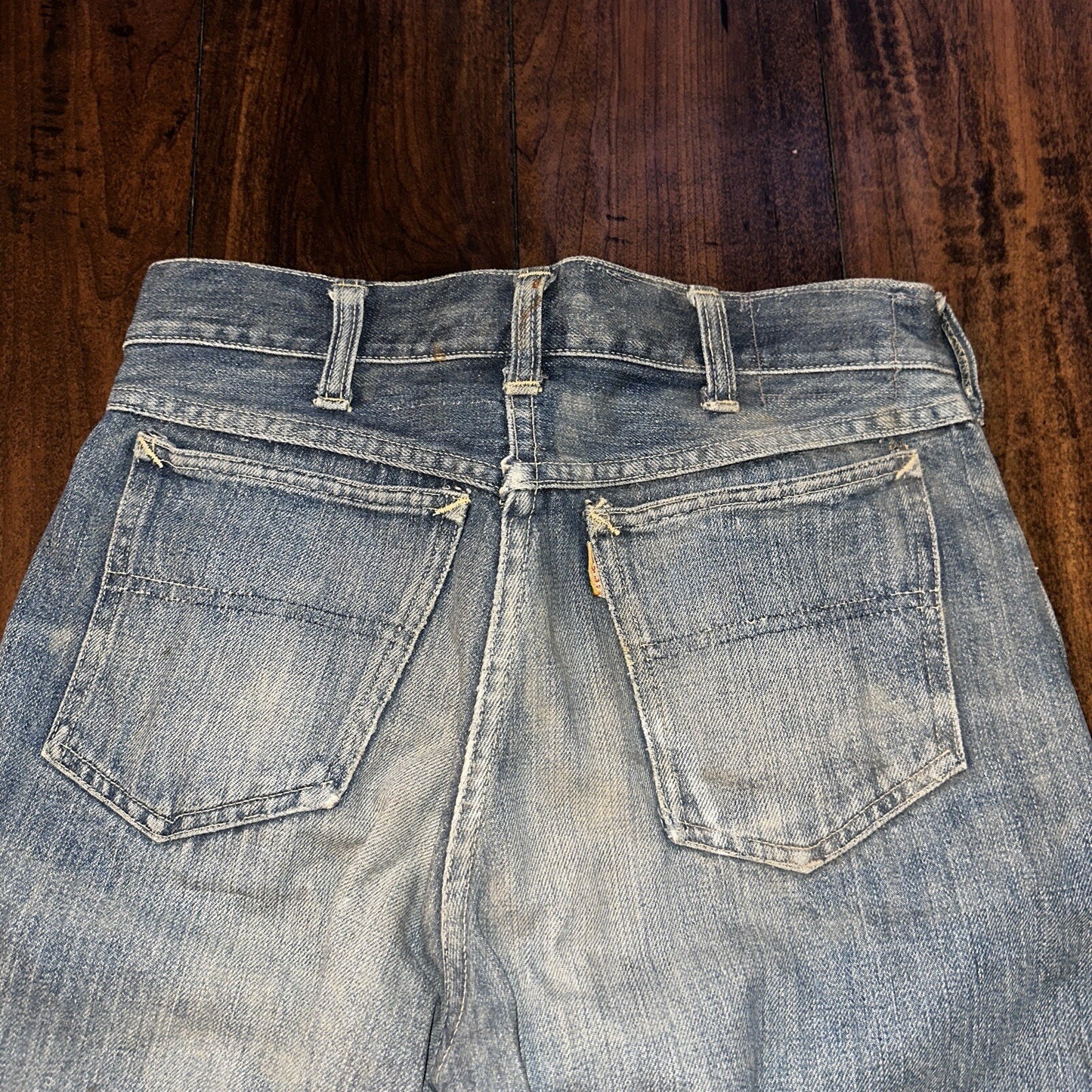 Bally True VTG 40s 50s Redline Selvedge Denim Jeans 1950s Levi’s Big E 27x30