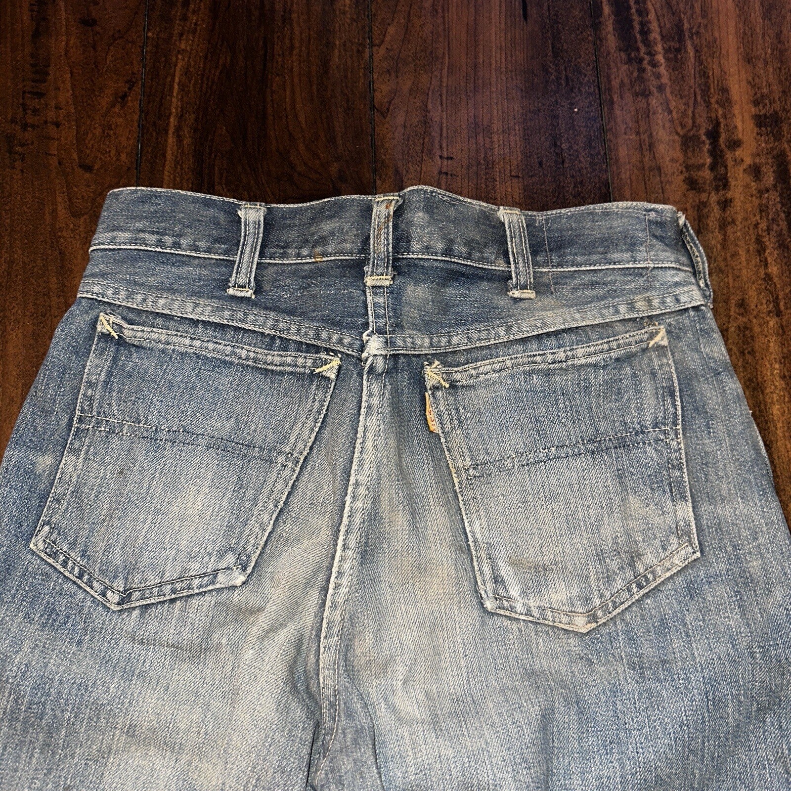 Bally True VTG 40s 50s Redline Selvedge Denim Jeans 1950s Levi’s Big E 27x30